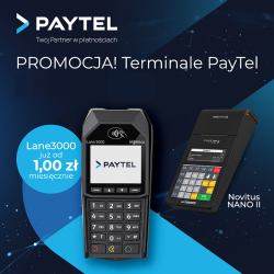 Kasa Nano II Online* + terminal płatniczy Paytel